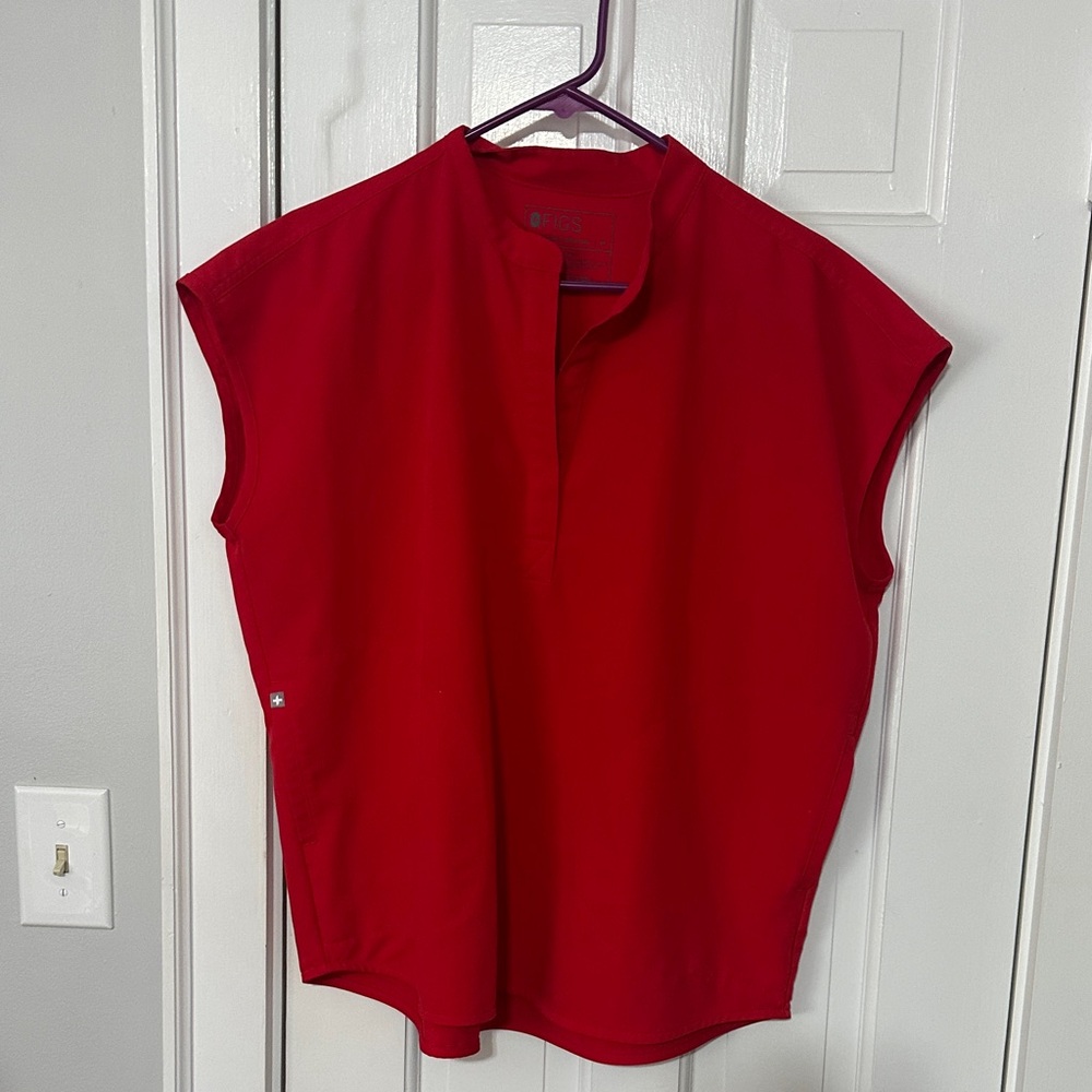 Figs Women's Red Top